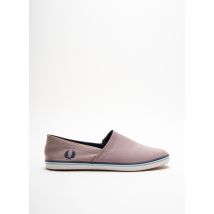 FRED PERRY - Slip ons gris en textile pour homme - Taille 44 - Modz