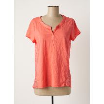 BREAL - T-shirt orange en polyester pour femme - Taille 40 - Modz