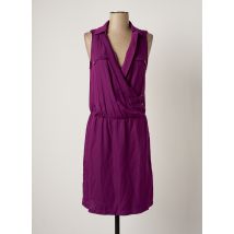 BREAL - Robe mi-longue violet en polyester pour femme - Taille 40 - Modz