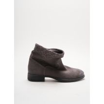 BONOBO - Bottines/Boots gris en cuir pour femme - Taille 37 - Modz