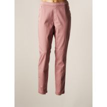 LCDN - Pantalon droit violet en coton pour femme - Taille 46 - Modz