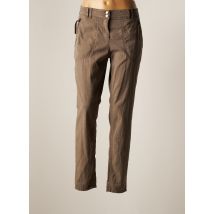 MARC CAIN - Pantalon droit gris en lyocell pour femme - Taille 42 - Modz