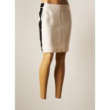 MARC CAIN - Jupe courte beige en laine pour femme - Taille 38 - Modz