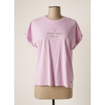 GARCIA - T-shirt violet en coton pour femme - Taille 36 - Modz