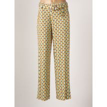 SURKANA - Pantalon large jaune en viscose pour femme - Taille 42 - Modz