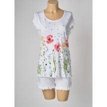 RINGELLA - Pyjashort blanc en coton pour femme - Taille 46 - Modz