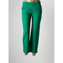 SCORZZO - Pantalon droit vert en autre matiere pour femme - Taille 36 - Modz