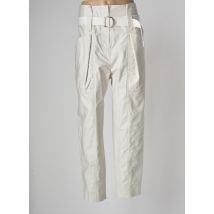 IRO - Pantalon slim blanc en coton pour femme - Taille 40 - Modz