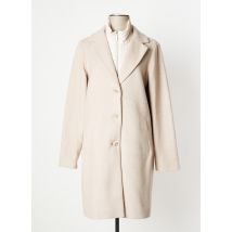 WHITE LABEL - Manteau court beige en acrylique pour femme - Taille 46 - Modz