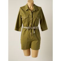 PAKO LITTO - Combishort vert en coton pour femme - Taille 36 - Modz