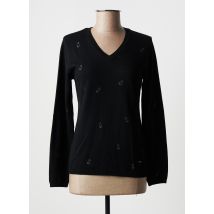 FELINO - Pull noir en coton pour femme - Taille 40 - Modz