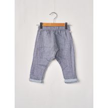 MOULIN ROTY - Pantalon droit bleu en coton pour garçon - Taille 12 M - Modz