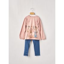 MAYORAL - Ensemble pantalon rose en coton pour fille - Taille 5 A - Modz