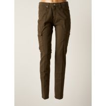 DENIM STUDIO - Pantalon cargo vert en coton pour femme - Taille W26 - Modz