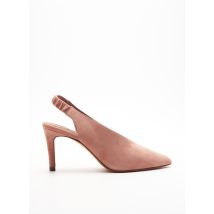 BA&SH - Sandales/Nu pieds rose en cuir pour femme - Taille 36 - Modz