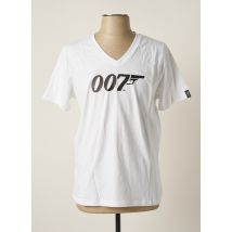 HERO SEVEN - T-shirt blanc en coton pour homme - Taille S - Modz