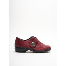 RIEKER - Chaussures de confort rouge en cuir pour femme - Taille 36 - Modz