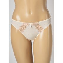 MARIE JO - Tanga beige en polyamide pour femme - Taille 40 - Modz