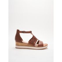 REMONTE - Sandales/Nu pieds marron en cuir pour femme - Taille 40 - Modz