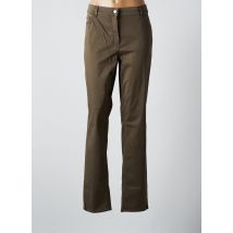 GARDEUR - Pantalon slim vert en coton pour femme - Taille 46 - Modz