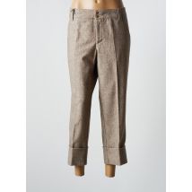 NEW MAN - Pantalon 7/8 beige en laine pour femme - Taille 46 - Modz