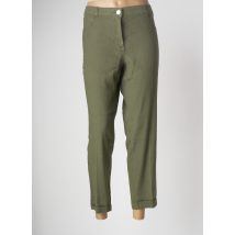 EAST DRIVE PANTALONS FEMME DE COULEUR VERT - Grande Taille