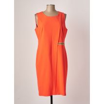 ANDAMIO - Robe mi-longue orange en polyester pour femme - Taille 44 - Modz