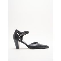 FUGITIVE BY FRANCESCO ROSSI - Sandales/Nu pieds noir en cuir pour femme - Taille 40 - Modz