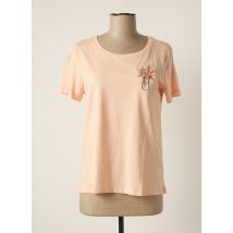 C'EST BEAU LA VIE - T-shirt orange en coton pour femme - Taille 46 - Modz