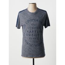LEE COOPER - T-shirt bleu en coton pour homme - Taille S - Modz
