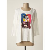 STOOKER - T-shirt blanc en coton pour femme - Taille 42 - Modz