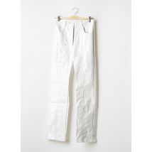 LAAGAM - Pantalon droit gris en polyester pour femme - Taille 36 - Modz