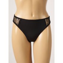 KONRAD - Tanga noir en polyamide pour femme - Taille 36 - Modz