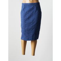 PAUPORTÉ - Jupe mi-longue bleu en coton pour femme - Taille 42 - Modz