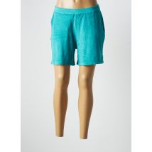 MAJESTIC FILATURES - Short bleu en coton pour femme - Taille 36 - Modz