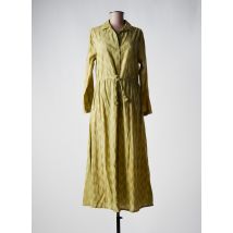 MAISON HOTEL - Robe longue vert en coton pour femme - Taille 40 - Modz
