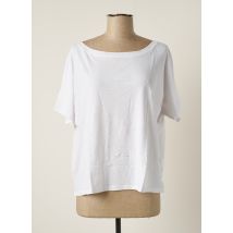 SCHOOL RAG - T-shirt blanc en lin pour femme - Taille 38 - Modz