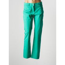 AGATHE & LOUISE - Pantalon slim vert en coton pour femme - Taille 42 - Modz