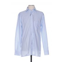 OLYMP - Chemise manches longues bleu en coton pour homme - Taille M - Modz