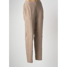 GRIFFON - Pantalon droit beige en coton pour femme - Taille 42 - Modz