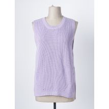 OUI - Pull violet en coton pour femme - Taille 40 - Modz