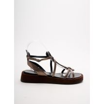 ADIGE - Sandales/Nu pieds marron en cuir pour femme - Taille 40 - Modz