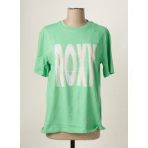 ROXY - T-shirt vert en coton pour femme - Taille 32 - Modz