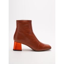 CHIE MIHARA - Bottines/Boots orange en cuir pour femme - Taille 37 1/2 - Modz