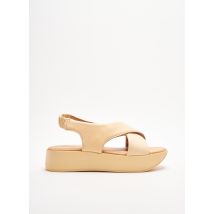 TAMARIS - Sandales/Nu pieds beige en cuir pour femme - Taille 37 - Modz