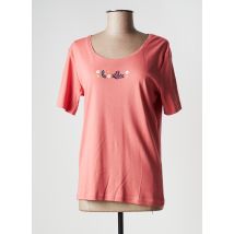 ARMOR LUX - T-shirt rose en coton pour femme - Taille 42 - Modz