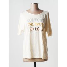 GERRY WEBER - T-shirt beige en lyocell pour femme - Taille 40 - Modz