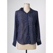 GRACE & MILA - Chemisier bleu en polyester pour femme - Taille 36 - Modz