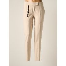 OLSEN - Pantalon droit beige en polyester pour femme - Taille 36 - Modz