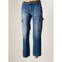 PLEASE - Jeans coupe droite bleu en coton pour femme - Taille 36 - Modz